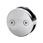 STAINLESS STEEL ROUND GLASS CLAMP