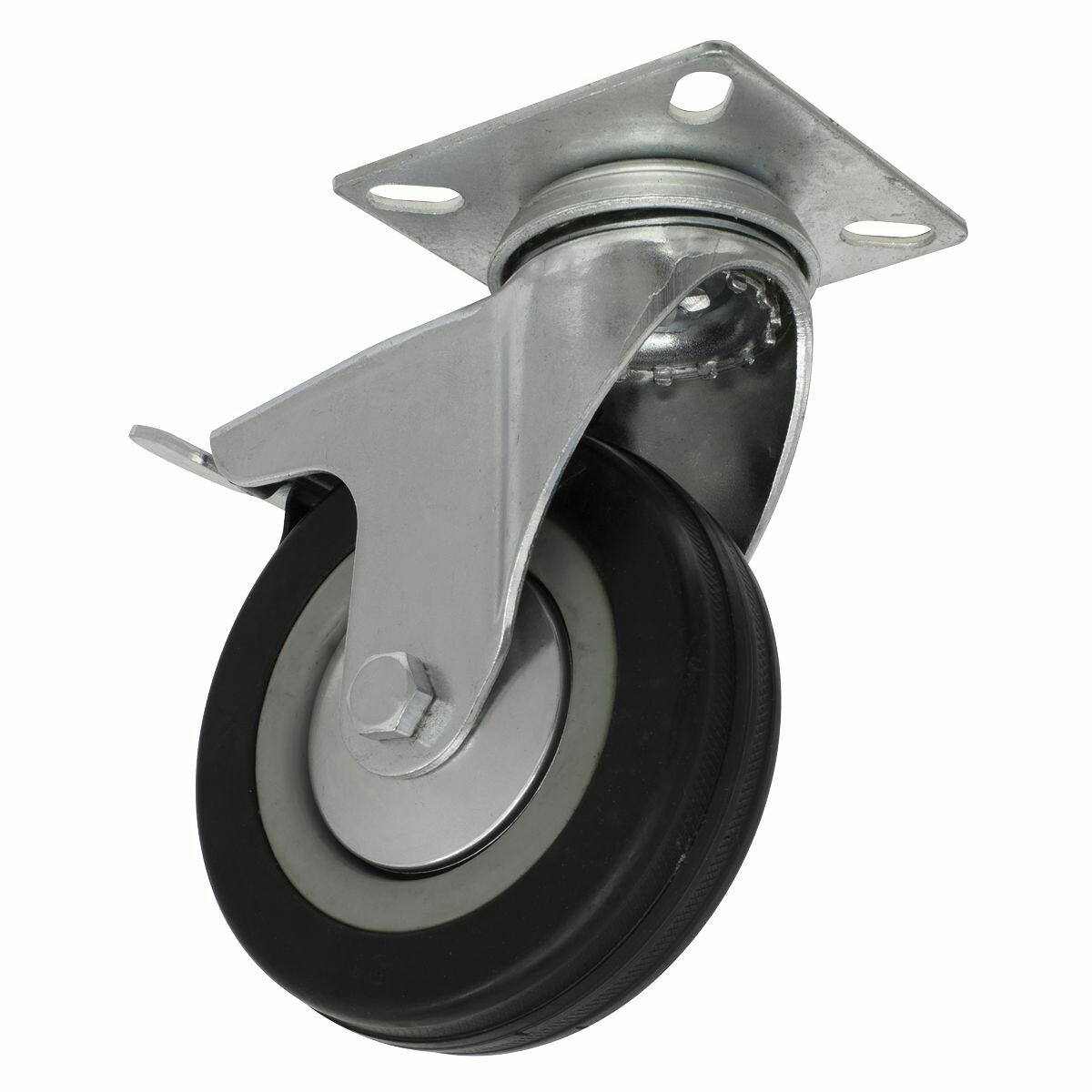 swivel-castor-wheel-with-breaks-4 SWIVEL CASTOR WHEEL WITH BREAKS 4″ - Image 1
