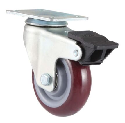 SWIVEL CASTOR WHEEL WITHOUT BRAKES